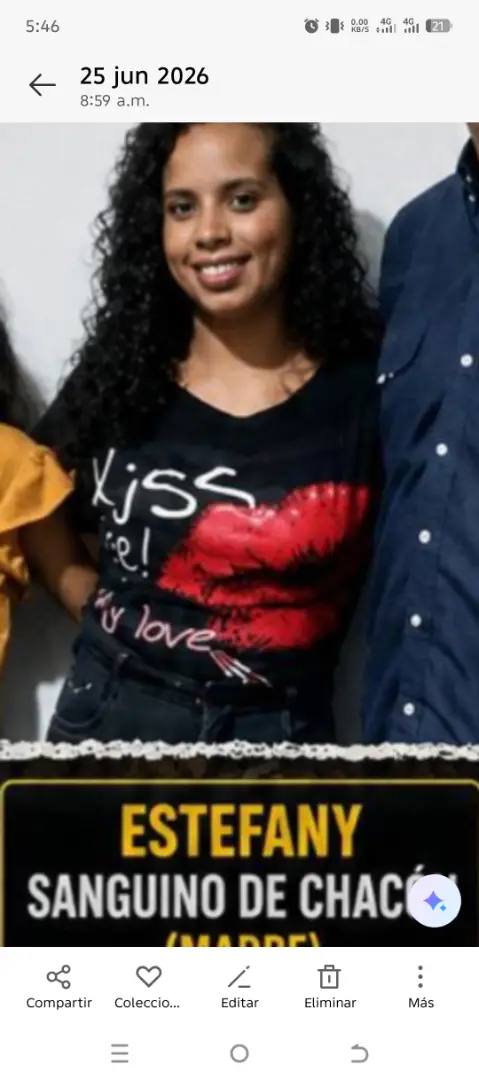 Foto de estefany sanguino de Chacón