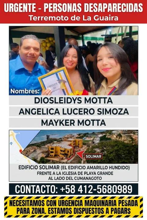 Foto de Diosleidys Motta y Angélica Lucero Simoza Y Mayker Motta