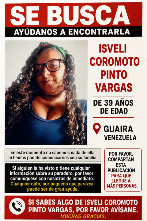 Foto de Isveli Coromoto Pinto Vargas
