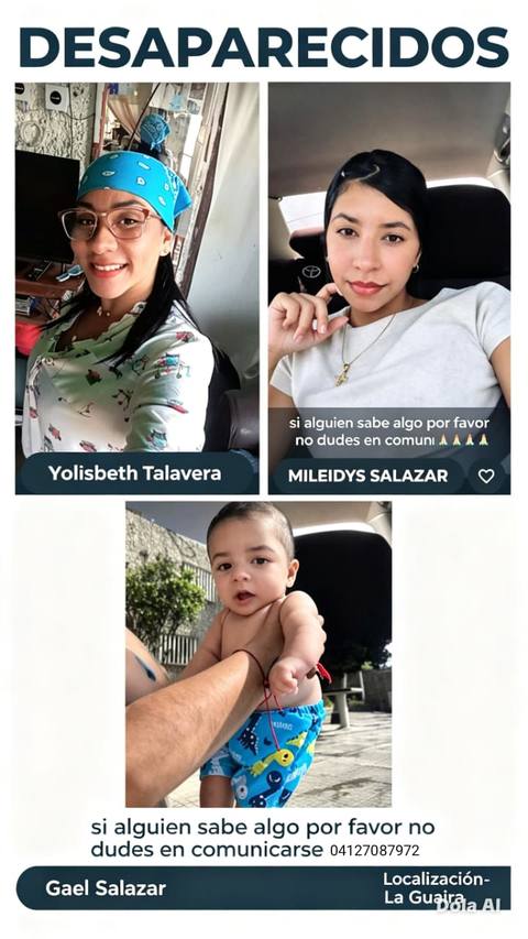 Foto de Yolisbeth Talavera, elismar Brito Gael Salazar Tortoza