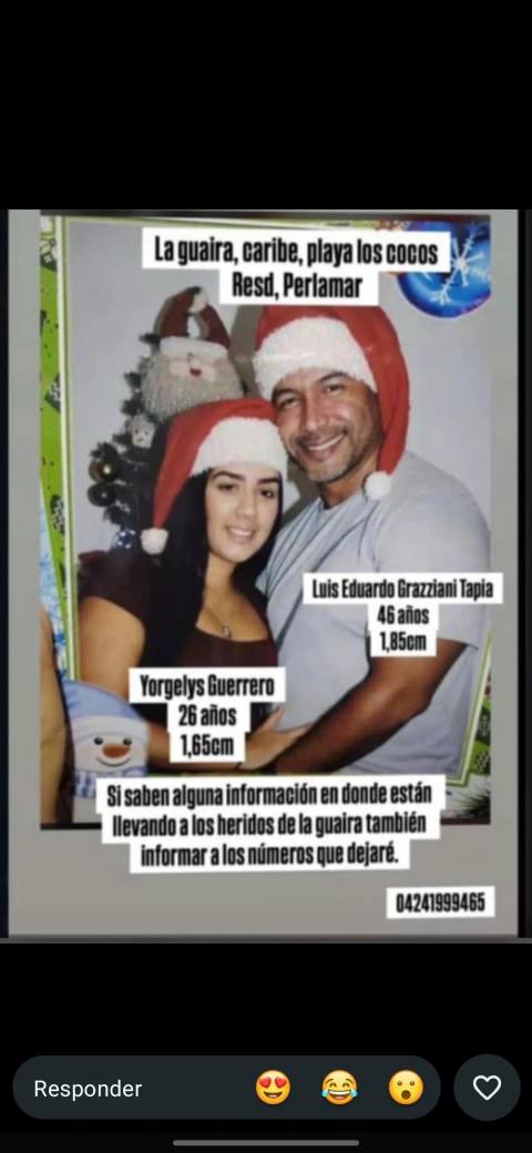Foto de Yorgelis guerrero y Luis eduardo