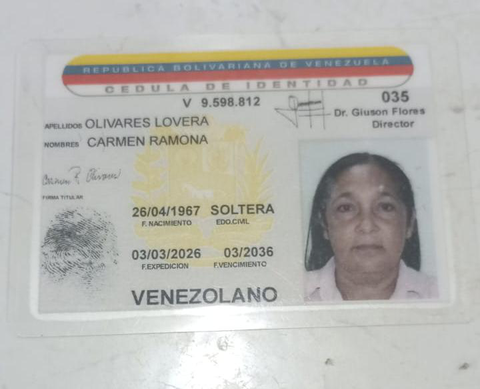 Foto de Carmen Ramona Olivares Lovera