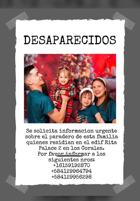 Foto de Astrid Salazar y familia Salazar Piñango
