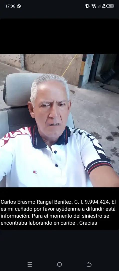 Foto de Carlos Erasmo Rangel Benítez