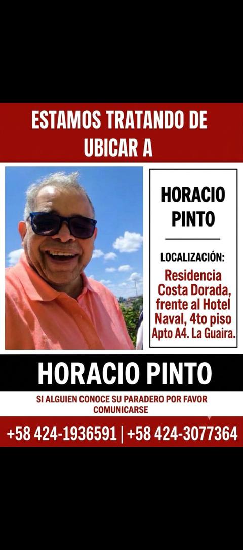 Foto de Horacio Antonio Pinto Vargas