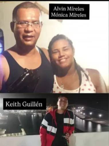 Foto de Kheit Guillén , Mónica Mireles , Alvin Mireles Se encuentran bien
