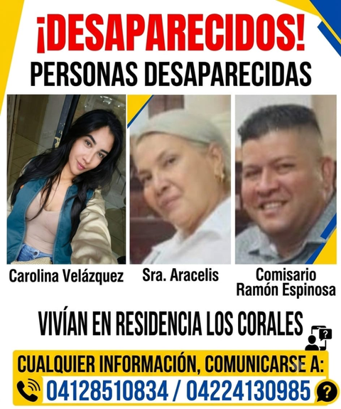 Foto de Carolina Velázquez, Aracelis, Ramón Espinosa Velázquez espinosa