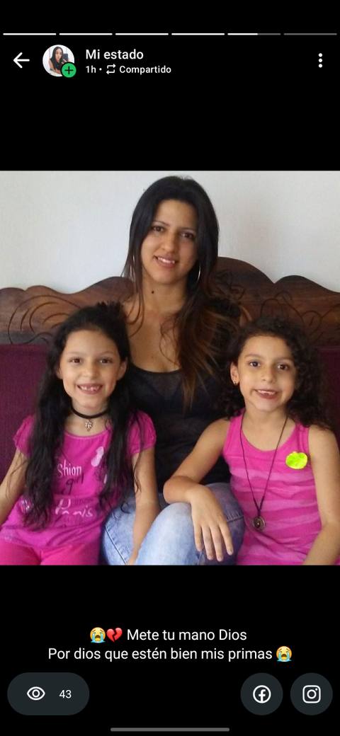 Foto de Mayra Nieto, Daniela e Isabella Rosales NIETO