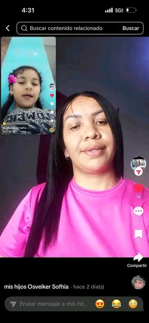 Foto de Scarleth y Sofia Vallenilla