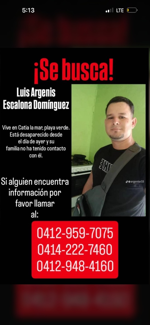 Foto de Luis Argenis Escalona Dominguez