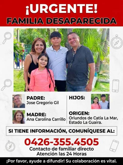 Foto de José Gregorio Gil y Familia