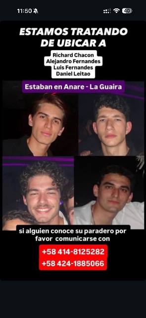 Foto de Richard Chacon - Alejandro Fernandes - Luis Fernandes - Daniel Leitao