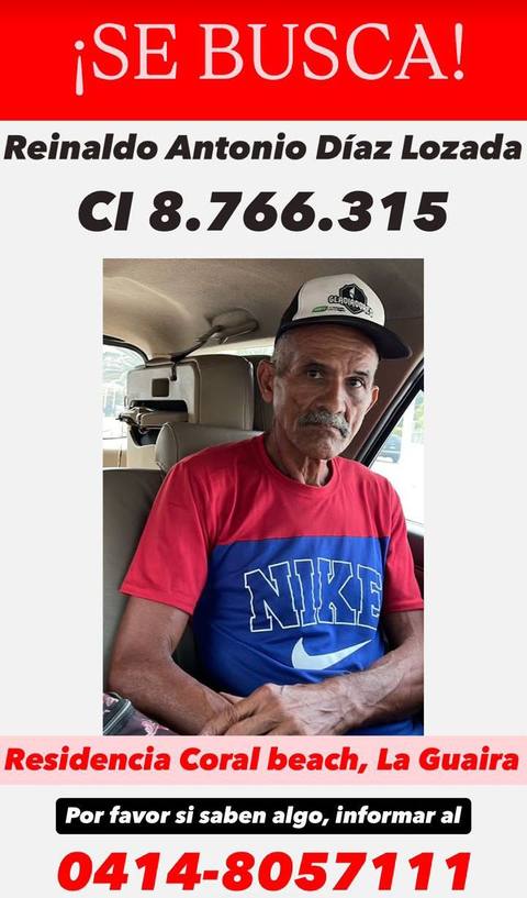 Foto de Reinaldo Antonio Díaz lozada