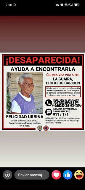 Foto de Felicidad Urbina