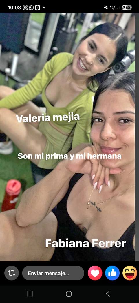 Foto de Valeria Mejia y fabiana ferrer Rivas