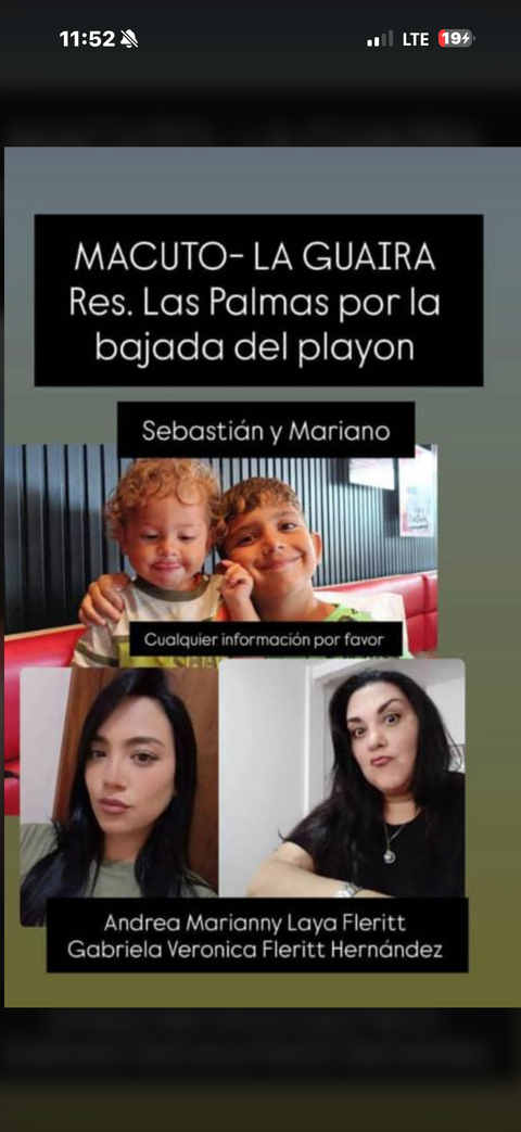 Foto de Andrea laya y familia Fleritt