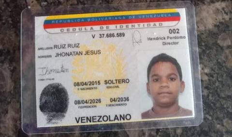 Foto de Jhonatan Ruiz