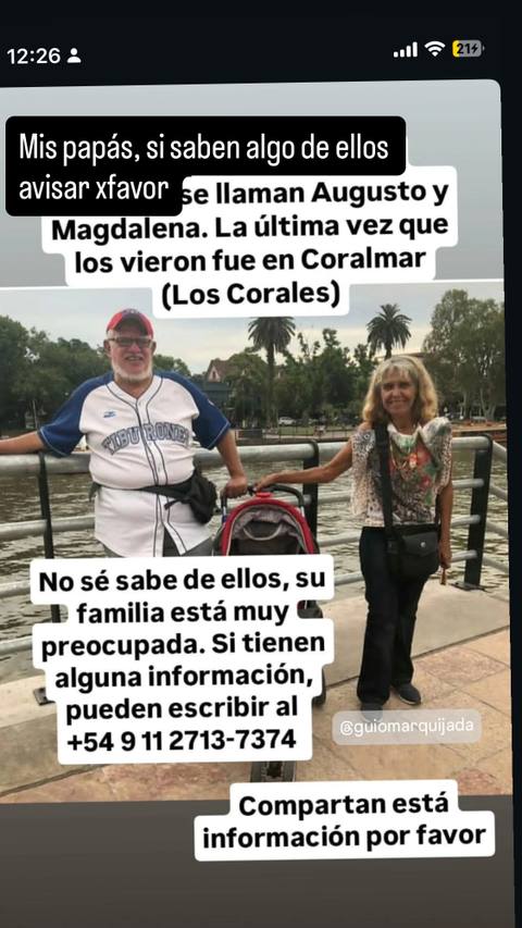 Foto de Magdalena y Augusto Quijada