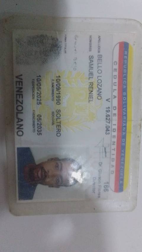 Foto de Samuel reniel Bello lozano