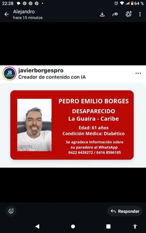 Foto de Pedro Emilio Borges