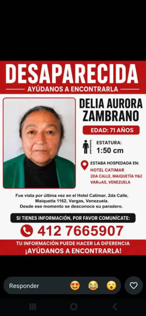 Foto de Delia Aurora Zambrano