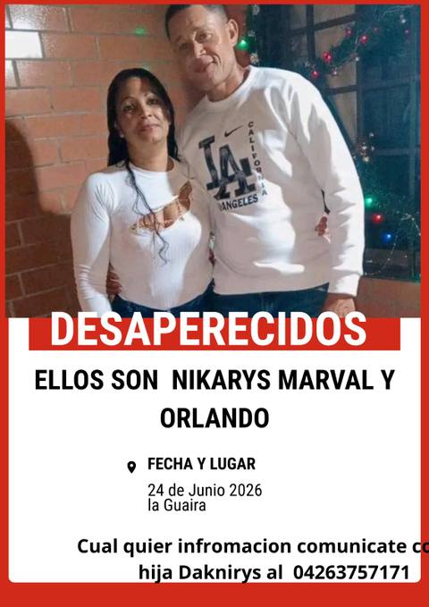 Foto de Nikarys marval y Orlando Marval Barrera