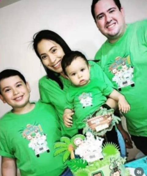 Foto de Familia: Jhonny Da Encarnado Rondón, Masiel Ipia, Saúl Da Encarnacao Ipia, Eliam Da Encarnacao Ipia