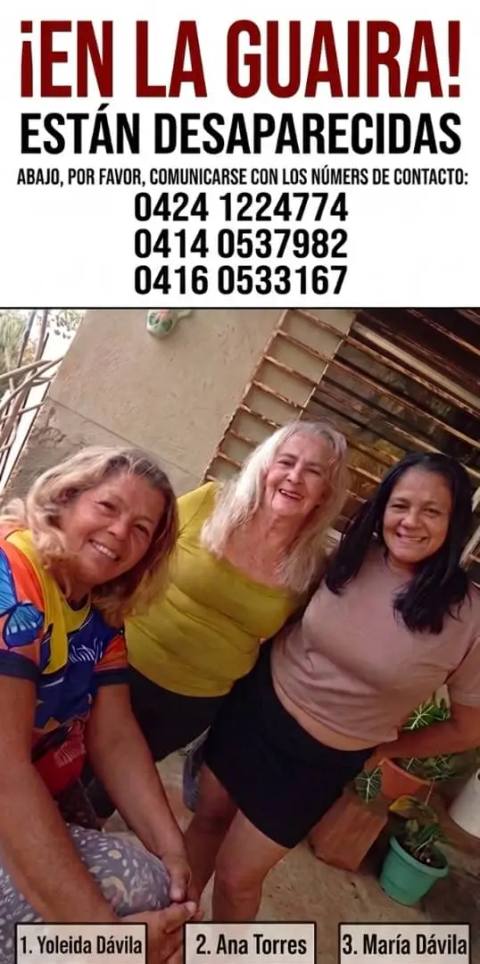 Foto de Ana Torres, Yoleida Davila, Maria Davila Son Mi Tia y Mis Primas