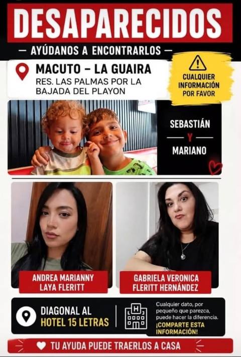 Foto de Gabriela y familia Fleritt