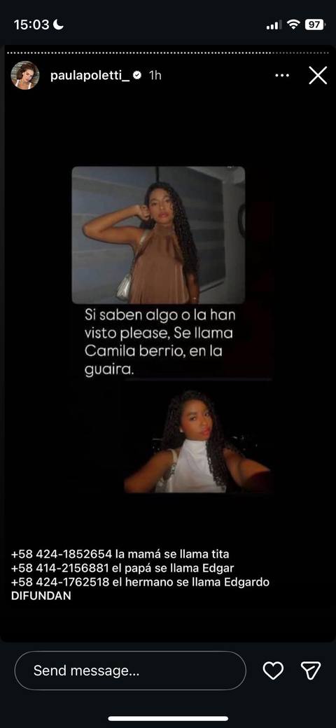 Foto de Camila Berrios