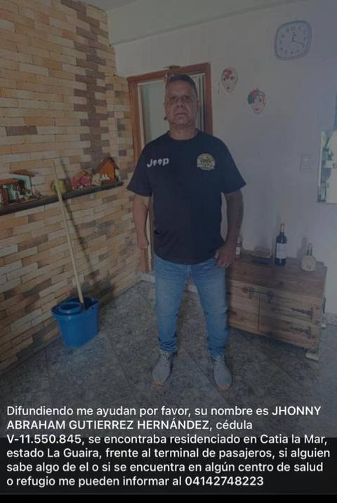 Foto de Jhonny Abraham Gutiérrez