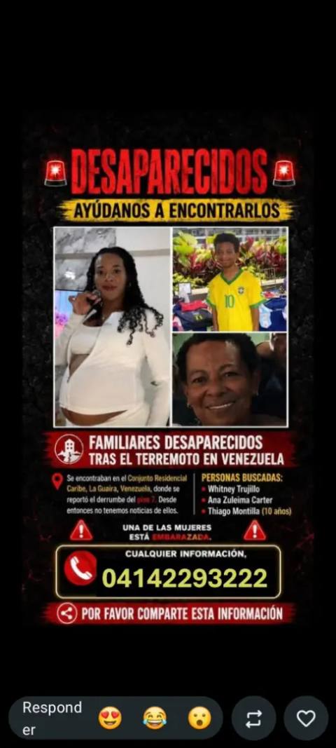 Foto de Withney Trujillo, Thiago Montilla Ana Zuleima Carter