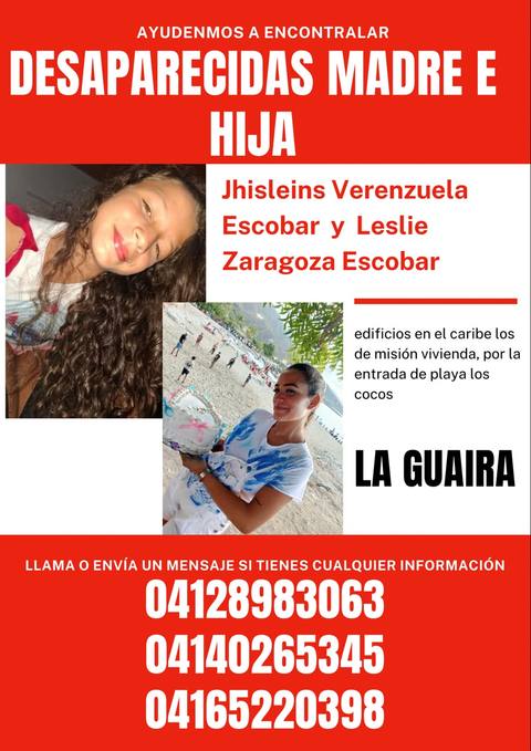Foto de Jhisleins y leslie Escobar
