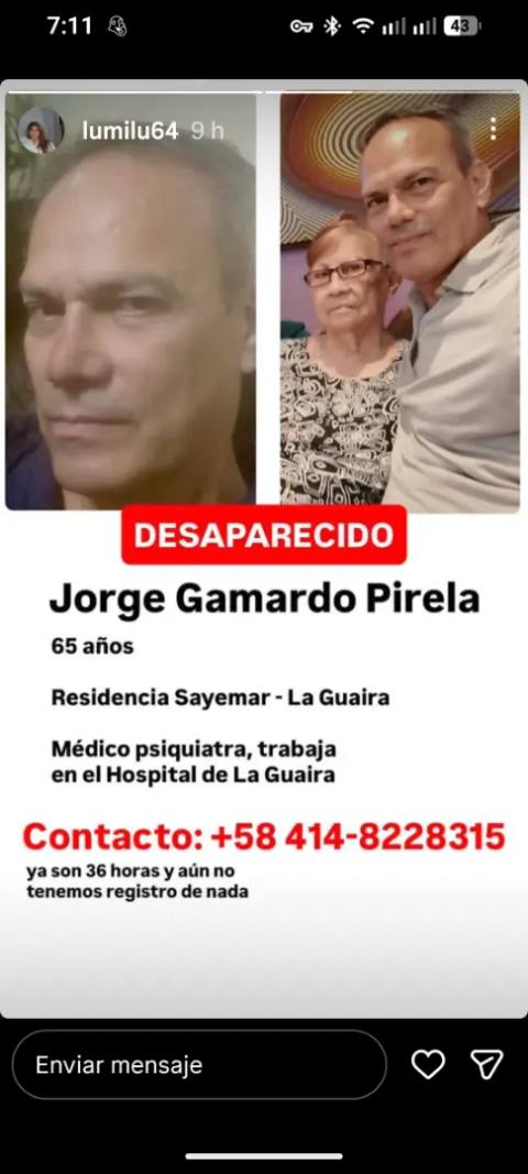 Foto de Jorge Luis Gamardo Pirela