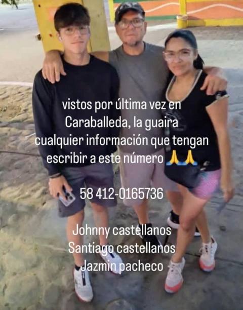 Foto de Johnny Castellanos Santiago Castellanos Jazmin Pacheco