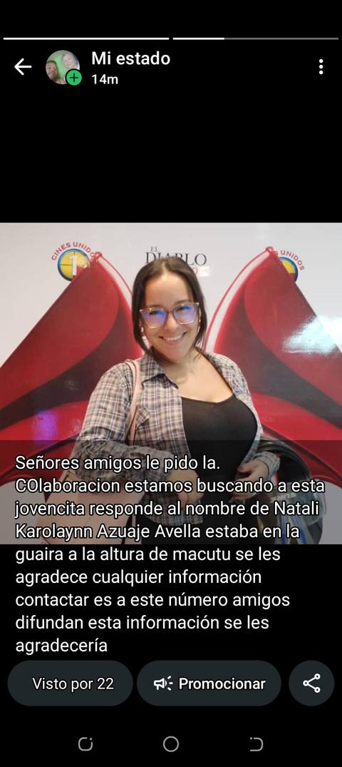 Foto de Natali Karolaynn Azuaje Avella