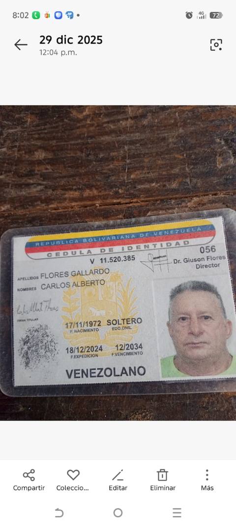 Foto de Carlos Alberto Flores Gallardo