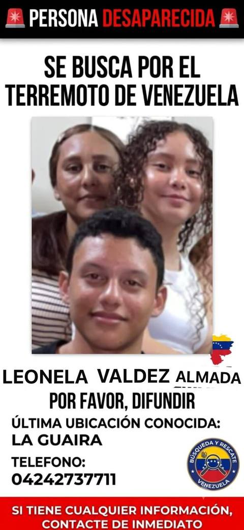 Foto de Leonela, hijos e esposo VALDEZ ALMADA