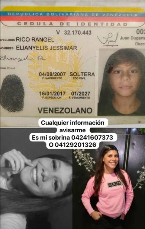 Foto de Elianyelis Jessimar Rico Rangel