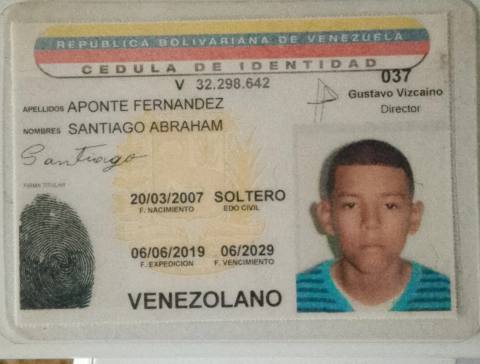 Foto de Santiago Abraham APONTE Fernández