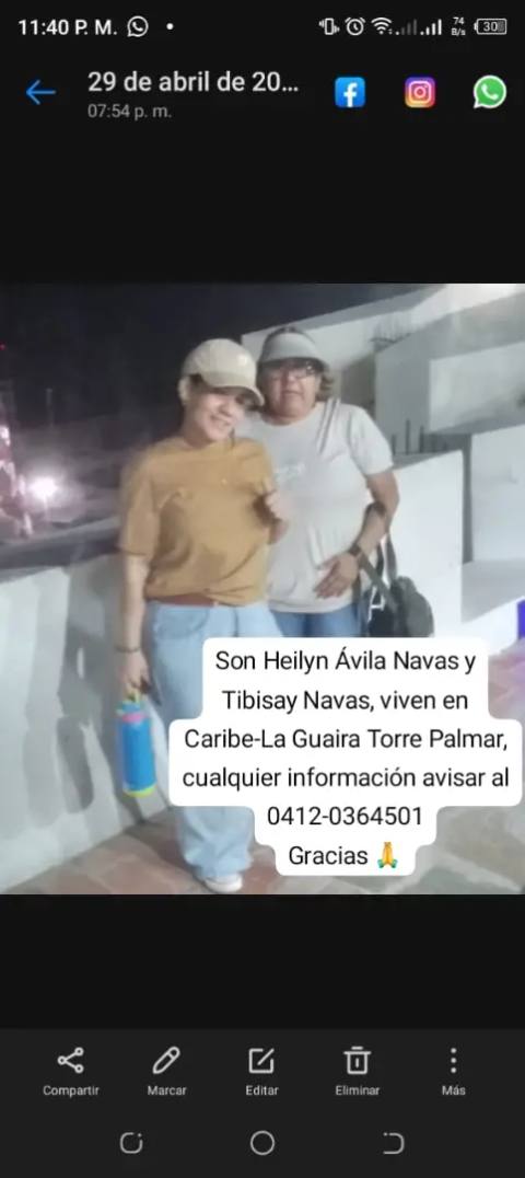 Foto de Heilyn navas y tibisay navas Melendez