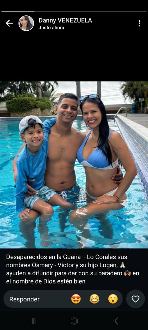 Foto de Osmary Montilla, Hugo y Logan Montilla medina