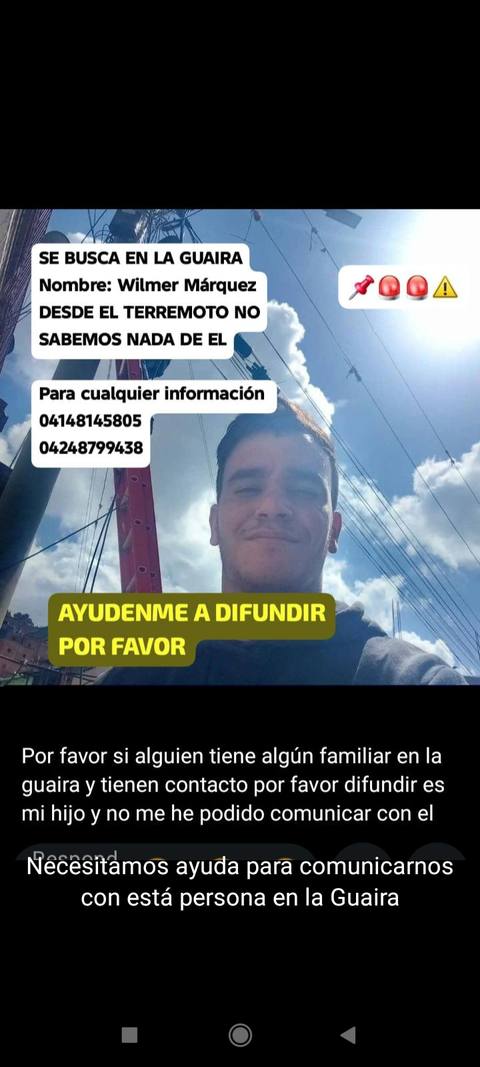 Foto de Wilmer José Marquez Hernández