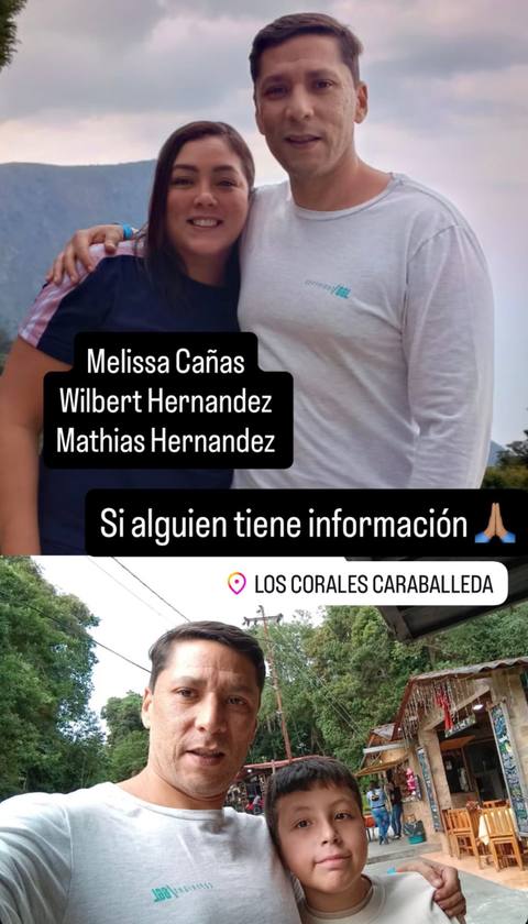 Foto de Melissa Cañas Wilbert Hernandez y Matias Hernandez