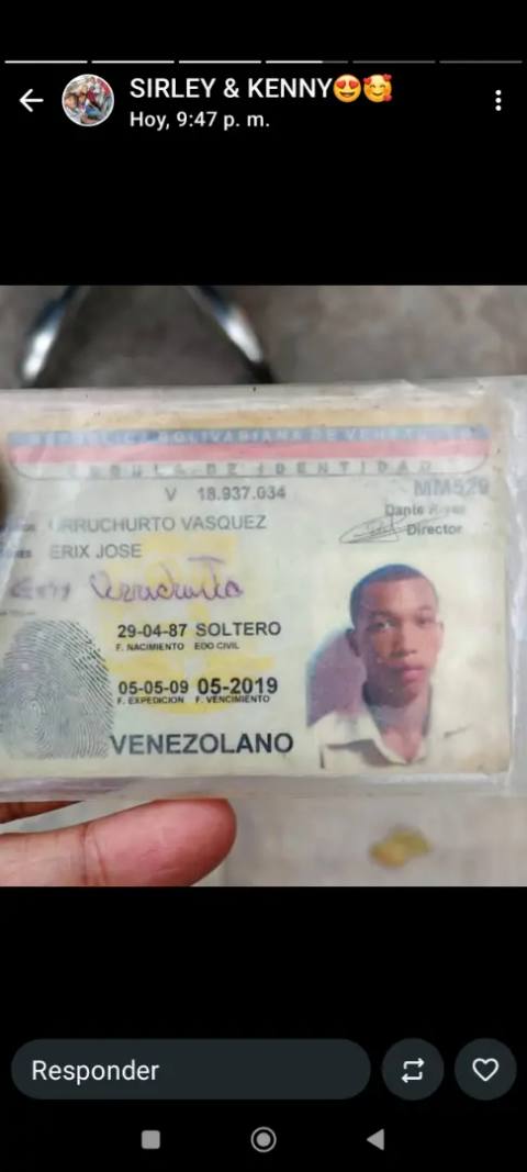 Foto de Erix Jose Urruchurto Vazquez