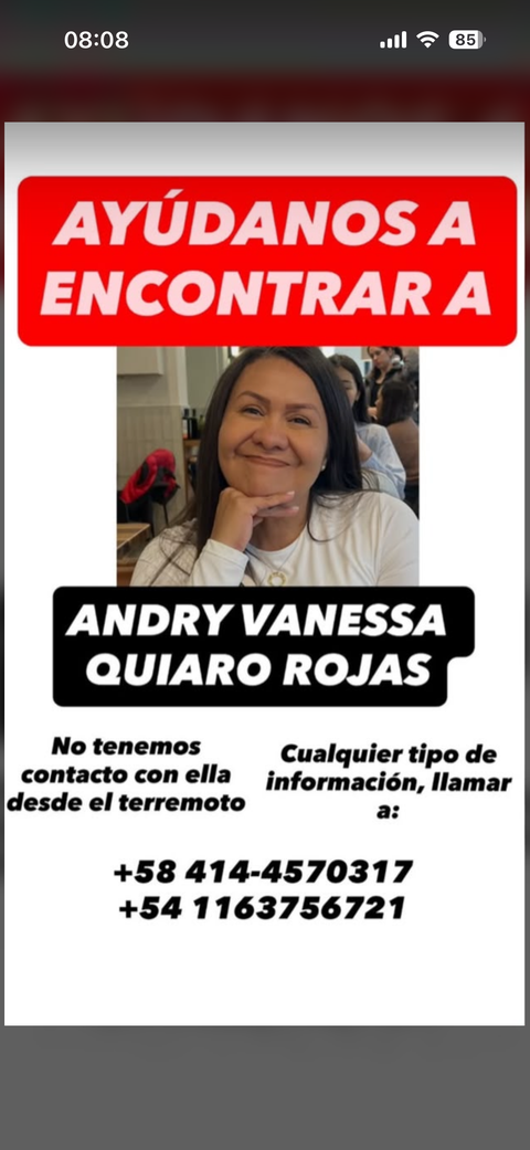 Foto de Andry Vanessa Quiaro Rojas