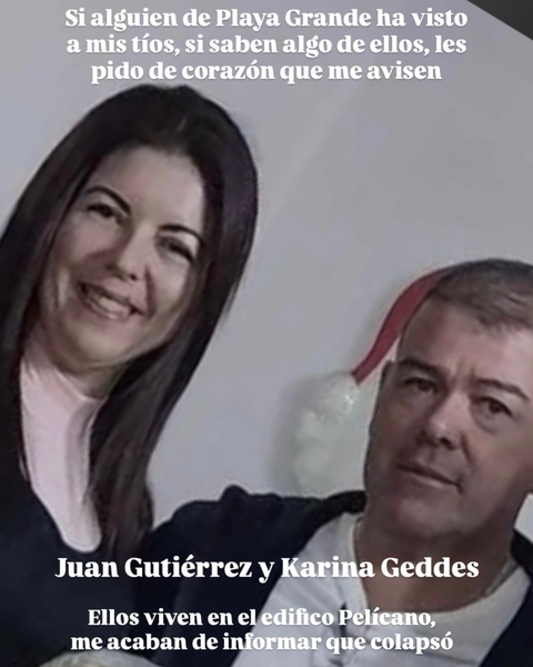 Foto de Juan Gutierrez y Karina Geddes .