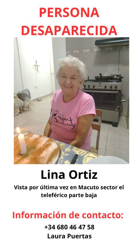 Foto de Lina Rosa Ortiz estupimian