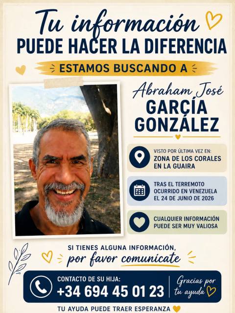 Foto de Abrahan José García González
