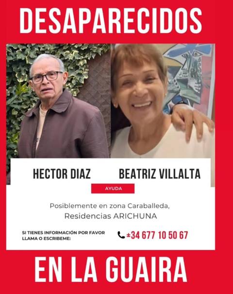 Foto de Hector Díaz y Beatriz Villalta Rivero